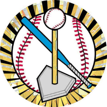 Logo with T-Ball Stand and Baseball Bat